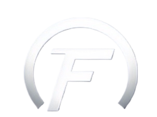 Frontier Logo featuring a futuristic letter F symbol