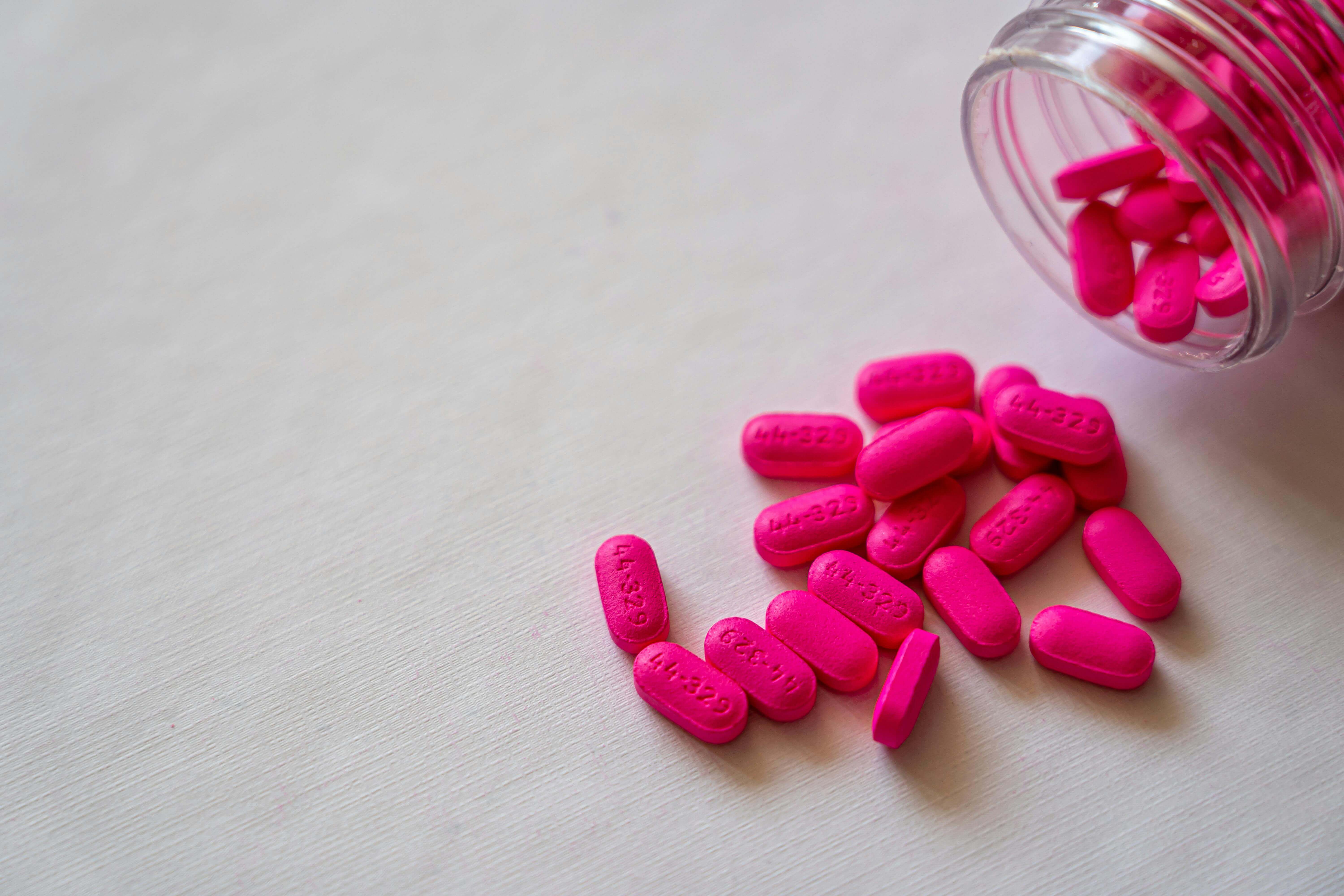 Image of a spilled over pill container